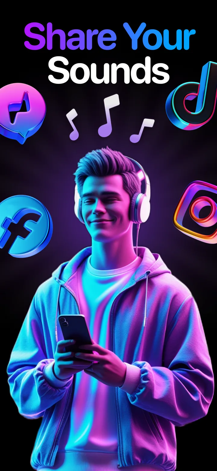 Share songs to social networks